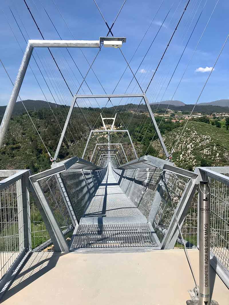 Looking over the Ponte 516 Arouca from the Canelas side.